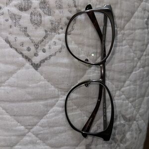 Michael Kors dark silver metal frames